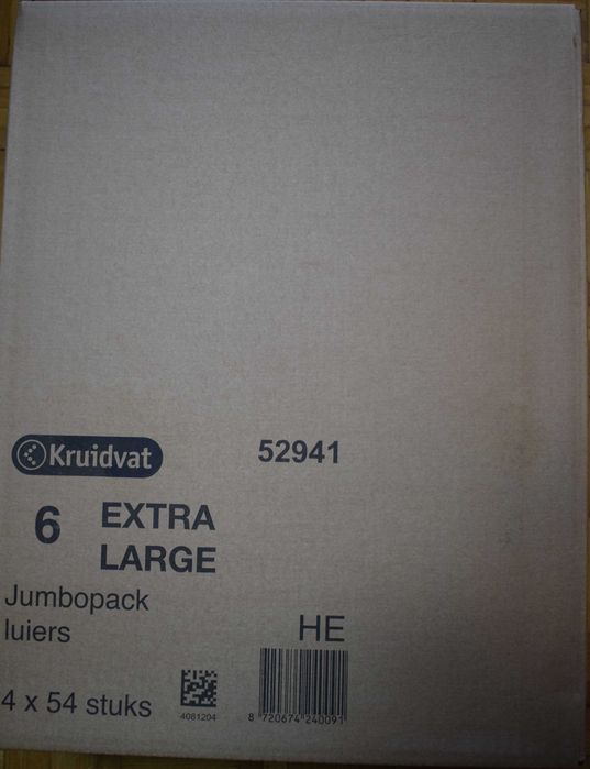 Kruidvat 6 Extra Large(15-20 kg) 4x54szt.