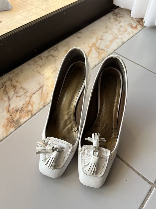 Sapatos de salto alto Branco