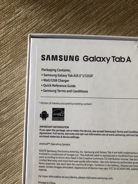 Планшет НОВИЙ Samsung Galaxy Tab A 8