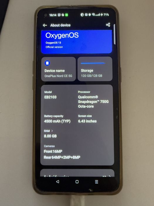 OnePlus Nord CE 5G 128GB64284423647745121