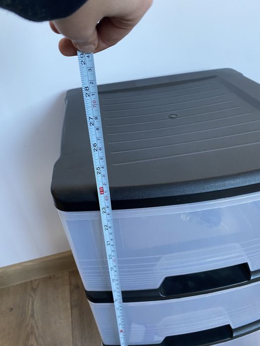 Nowa komoda kontenerek z 3 szufladami na kółkach lub bez organizer