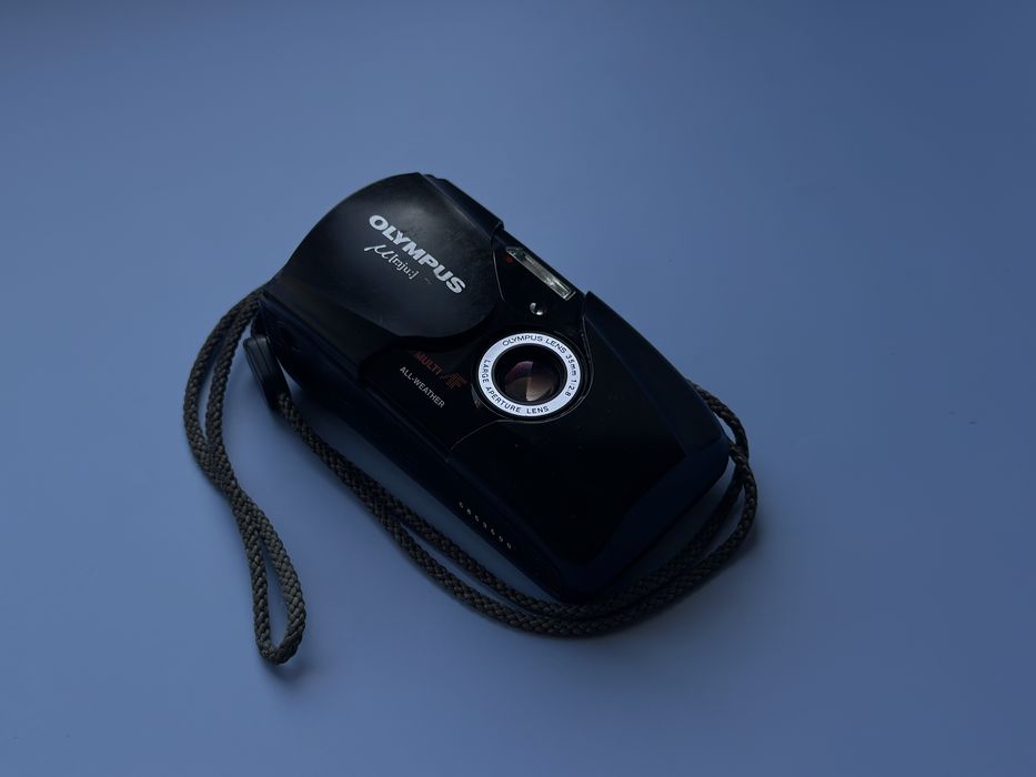 Olympus mju ii плівковий фотоапарат мью 2 чорний t4 zoom