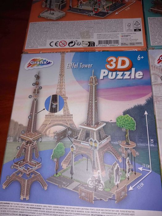 Puzzles 3D Monumentos NOVO