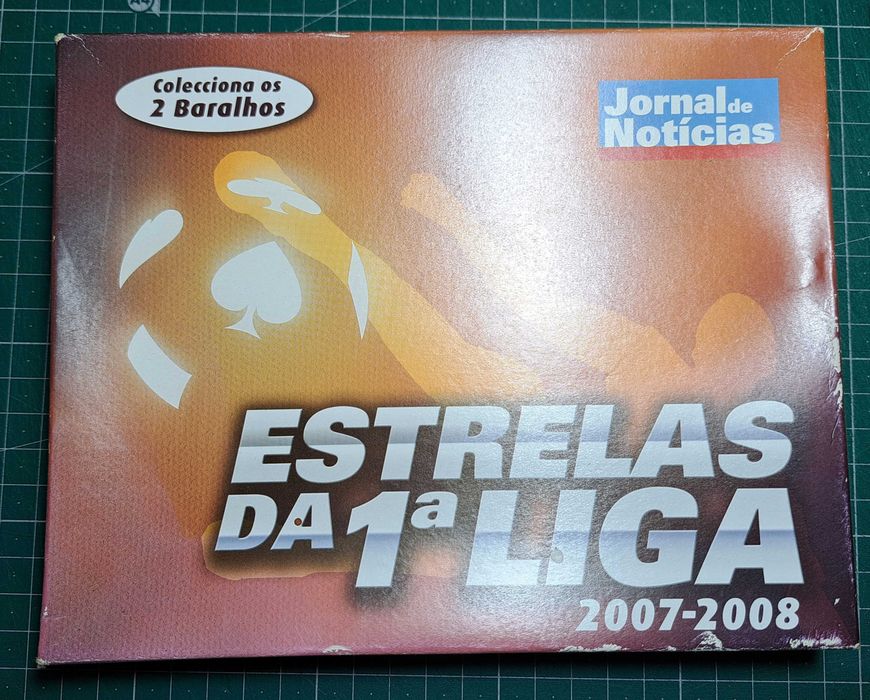 Cartas de jogar Estrelas da 1ª Liga dois mil e sete/dois mil e oito.