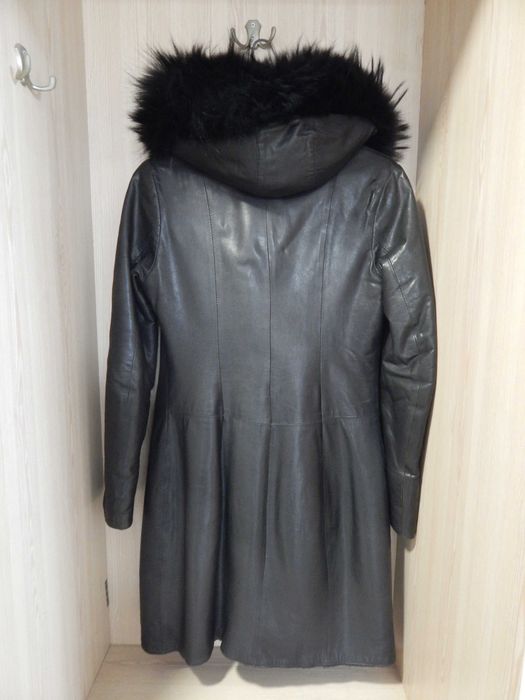 Жіноча дублянка з натуральної шкіри 44 розмір