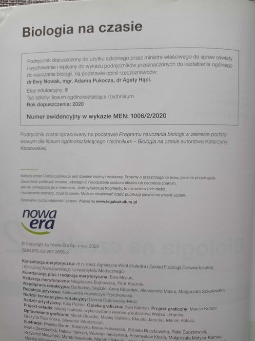 Podręcznik Biologia na czasie 2