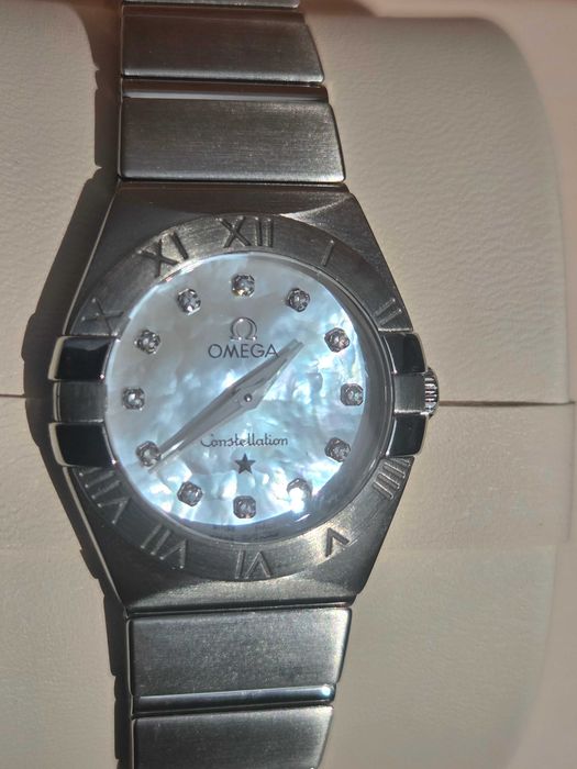 Omega Constellation 24mm z 12 diamentami Full Set - jak NOWA