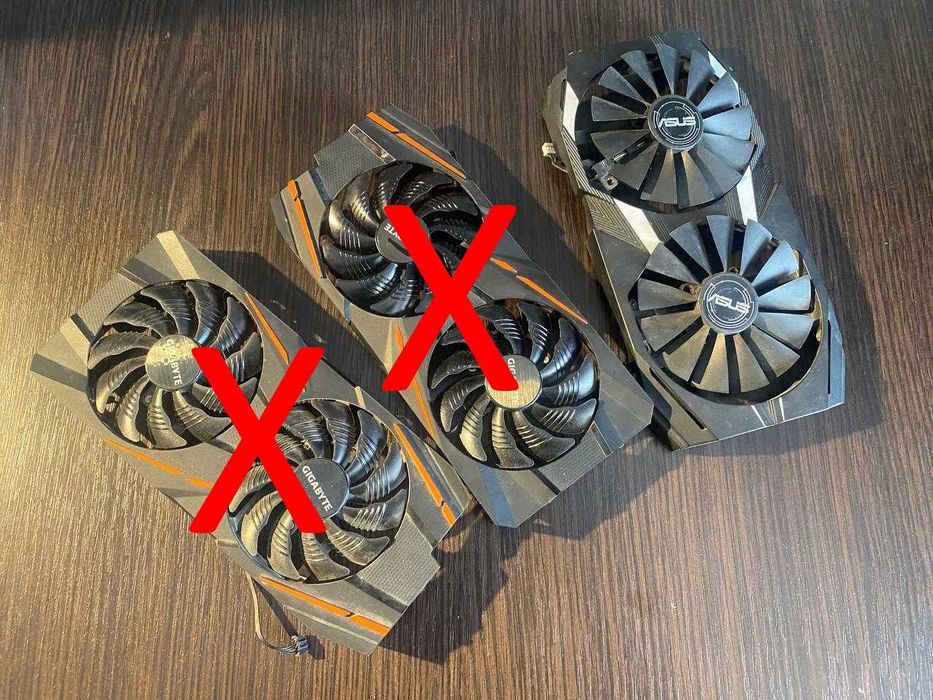 Кожух Відеокарти Asus Dual RX 580 | Вентилятори Gigabyte RX 470/480/570/580 GAMING