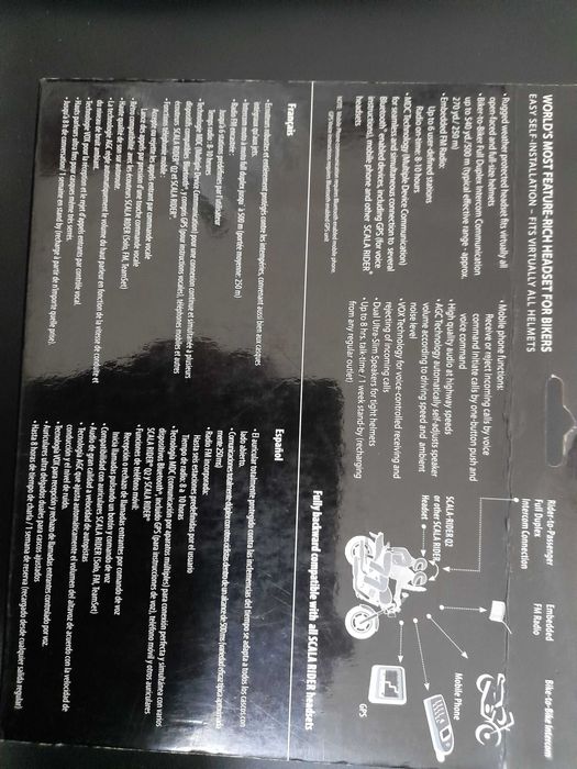 Intercomunicador Scala Rider Q2 Multiset