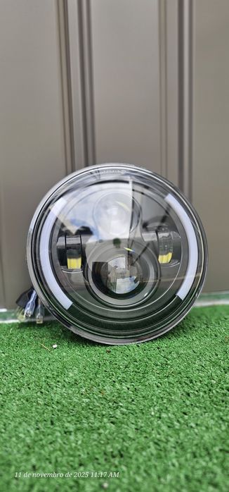 Par de Farois led patrol y60 com angel eye