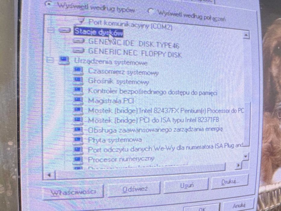 Retro komputer Pentium 133 MHz Windows 98 + CRT + Sound Blaster 16 KOMPLET