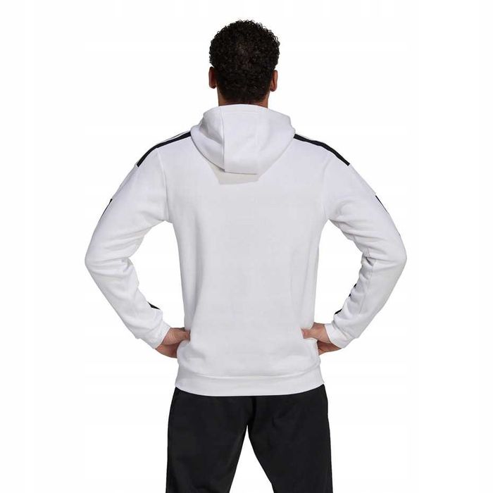 Bluza męska Adidas SQUADRA SWEAT HOODY, biała r. M