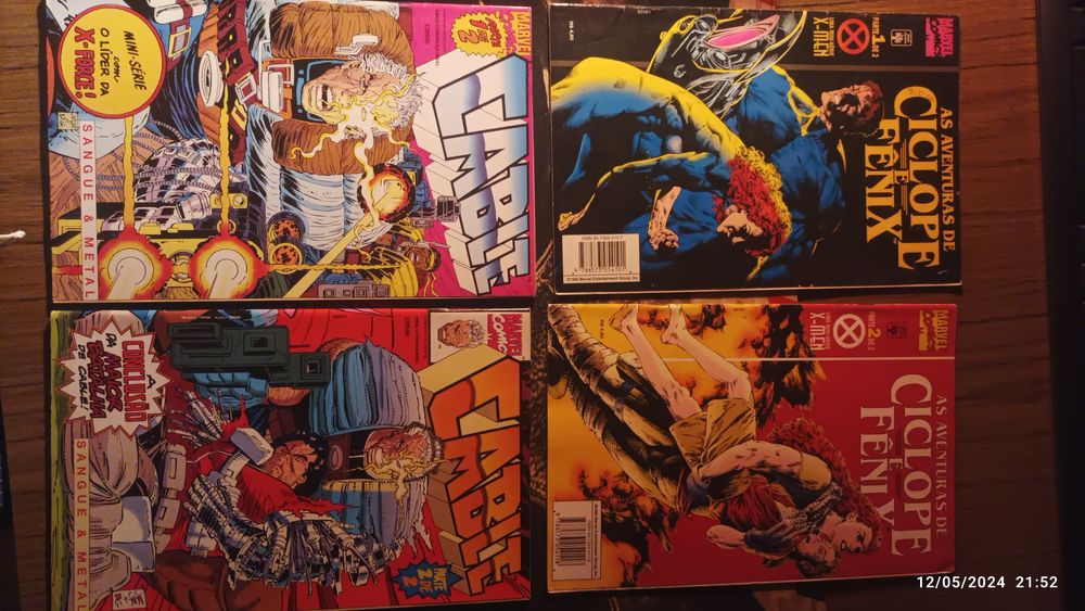 Revistas Marvel antigas em português de Portugal