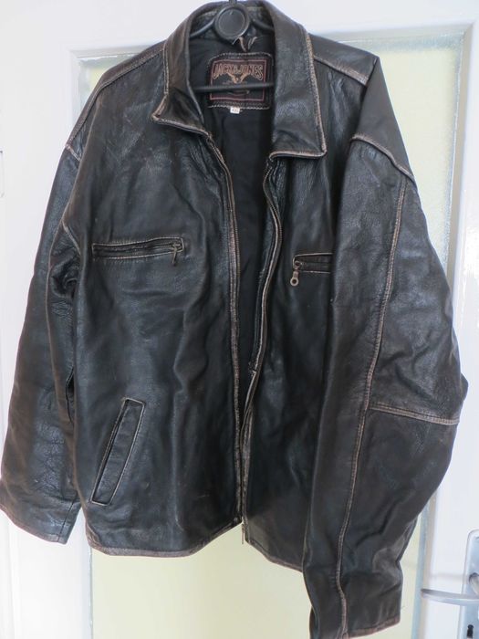 Kurtka skóra Jack&Jones rozm.XXL czarna