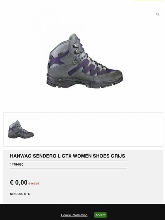 Ботинки Hanwag Sendero 42-43 Оригинал берцы