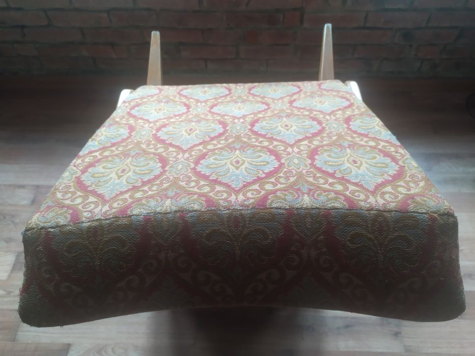 Fotel Art Deco Krzesło Sessel Rattan NRD PRL Vintage