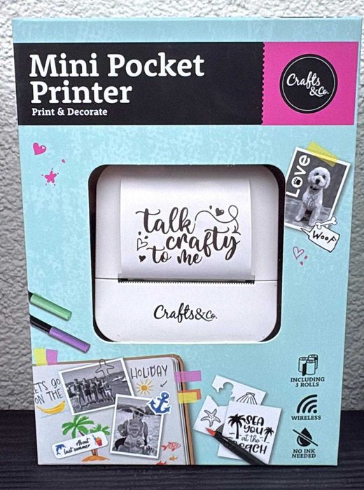 Kieszonkowa drukarka termiczna Crafts & Co