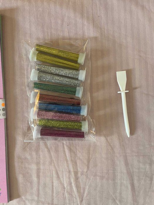 Kit de quadros com purpurinas Arti Bul (Oxybul) – 10 cartões, 7+