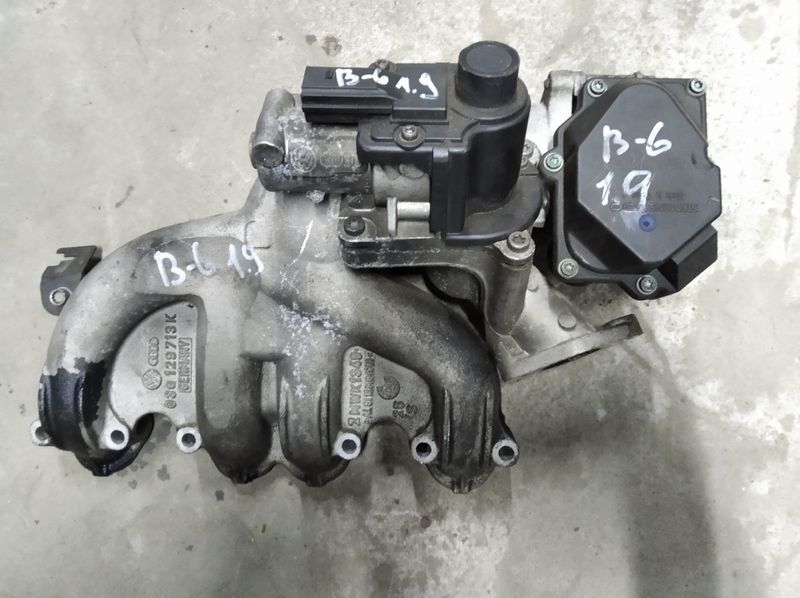 Клапан ЕГР EGR VW Passat B5 B6 Golf T4 T5 Touran Skoda Audi Разборка
