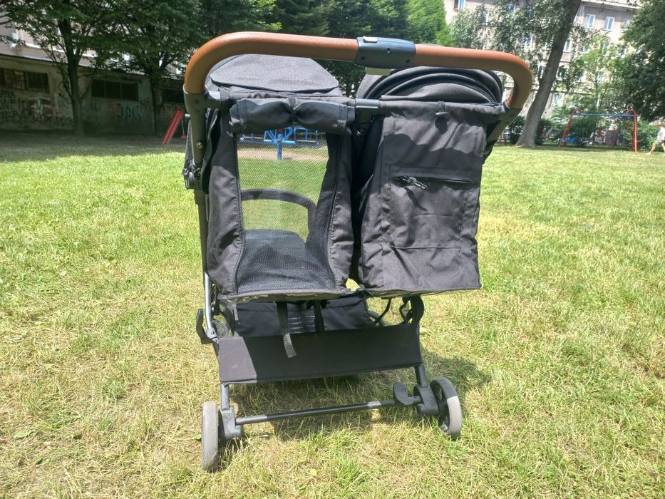 X-lander X-Double wózek spacerowy 2w1,  0-22kg x2, dla bliźniąt lub rok po roku
