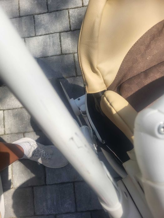 Wózek dziecięcy BEBETTO TORINO  gondola + spacerówka  + dodatki . Nosidełko