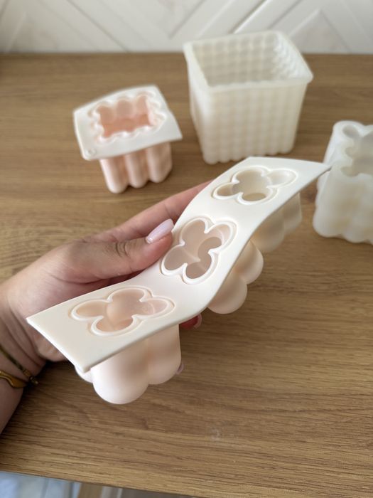 Conjunto de moldes para velas bubble