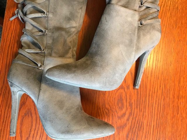 kozaczki zamszowe nowe piękne wiązanie