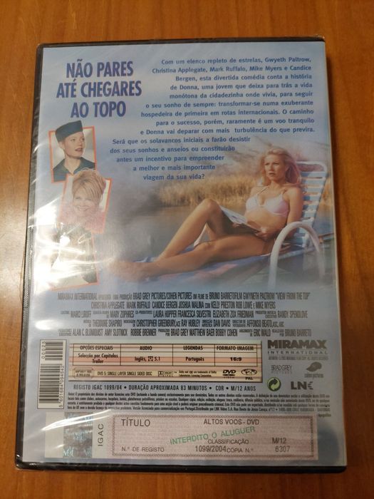 Dvd - Altos Voos Novo selado