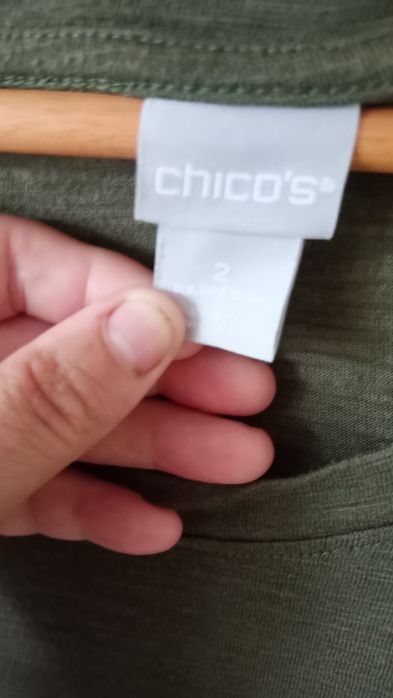 Zielona sukienka damska rozmiar L firmy chico's