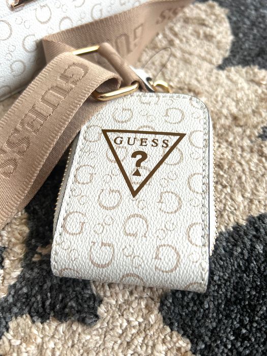 Guess torebka z logo + saszetka