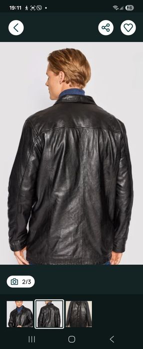 Шкіряна натуральна куртка,XXL-XXXL