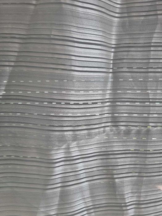 2 firanki firanka ecru kremowe paski 230 x 135 cm