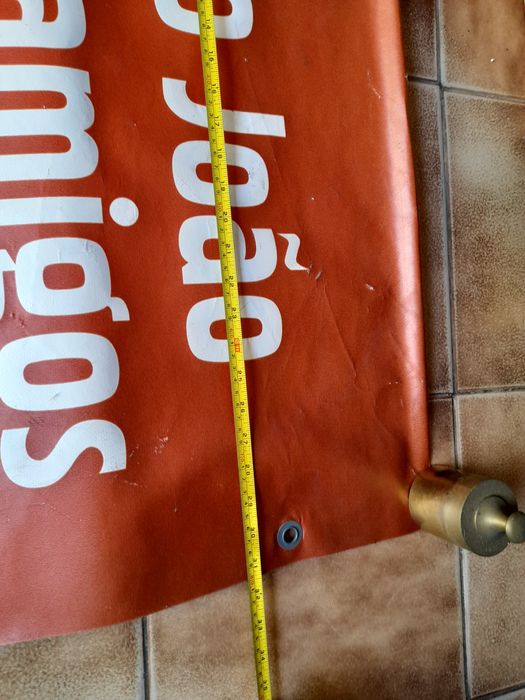 Lona Super Bock - tela da cerveja- S. João Porto e Braga - publicidade