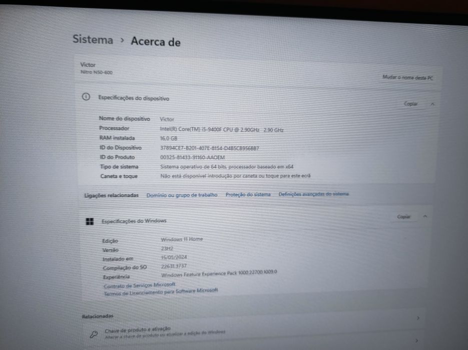 Computador Acer Nitro 50