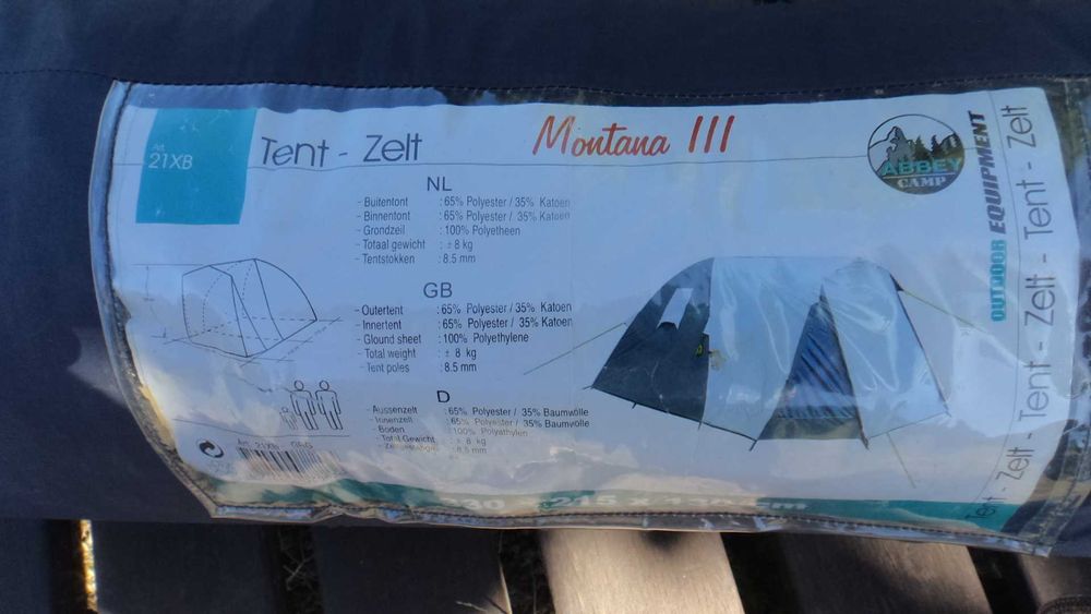 Tenda com avançado 2 pessoas