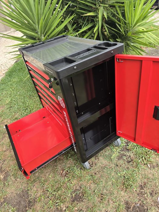 Carrinho de ferramentas 7 gavetas 6 completas novo