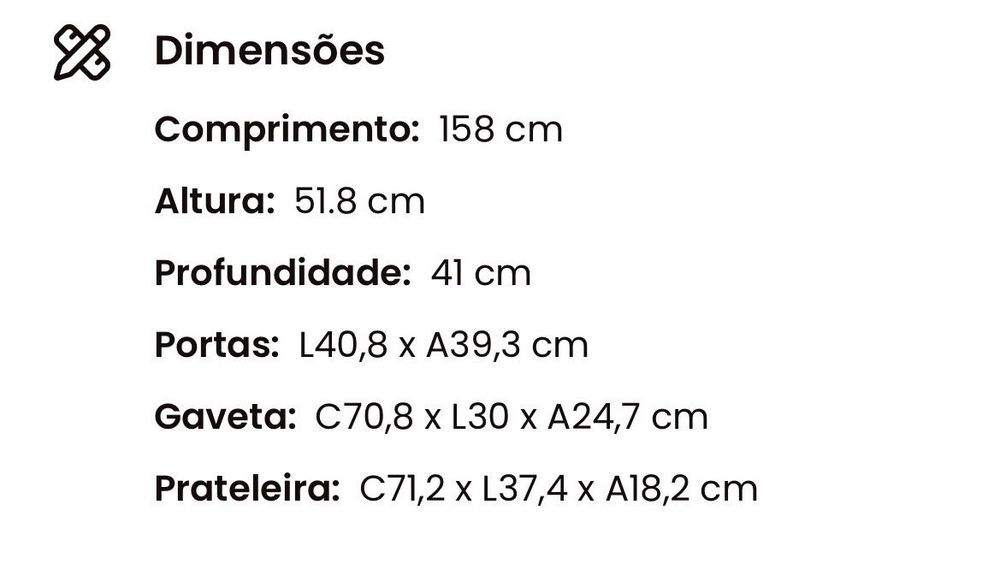 Vendo Móvel de TV e Mesa de Centro