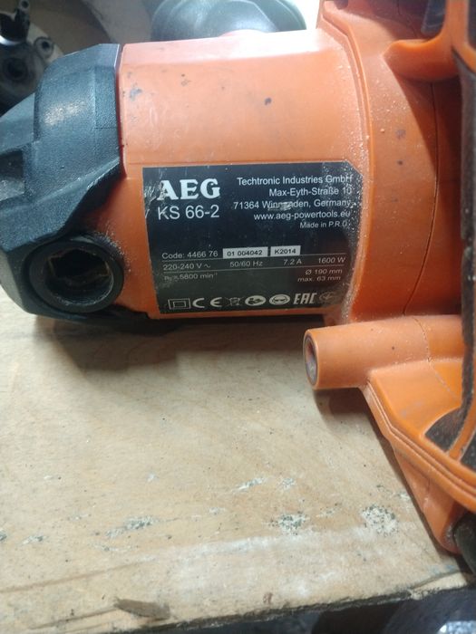 Електро пилка діскова на запчастини