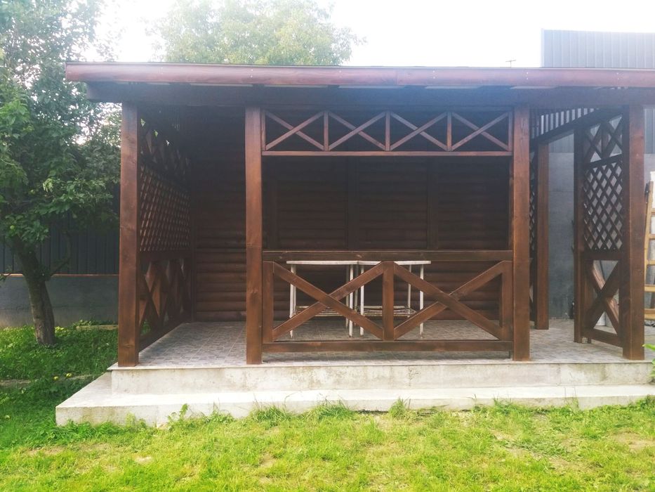 Модульні будинки, Альтанки, тераси, дерев'яні будинки, качелі, криниці