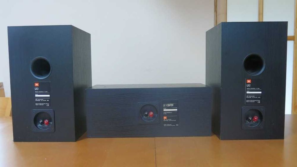 JBL - zestaw 3 kolumn głośnikowych Stereo + Center (made in Denmark)