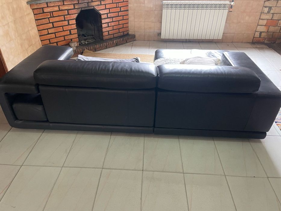 Sofá em Pele genuína