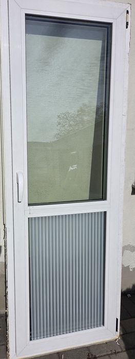 Okno balkonowe z demontażu 70x196