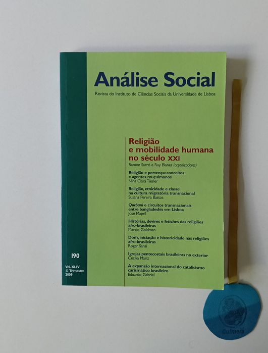 Análise social n.º 186,188,189,190,192,193 cada 8€