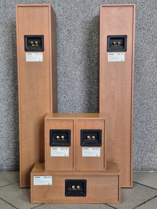 Zestaw kina domowego głośniki Koda F51F drewno