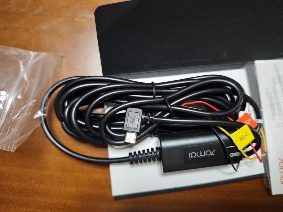 Dash Cam 70mai A800s + Câmara traseira RC06 + Kit hardware UP02