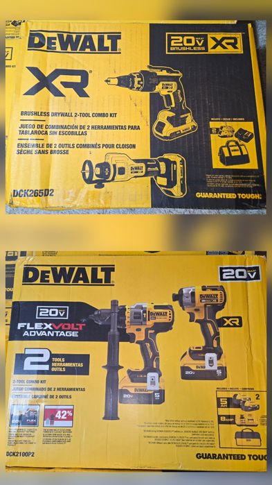 DeWALT DCK225 DCK200 DCK2100 DCD1007 DCF845 DCF840 DCF809 DCE530 DCD793 DCD794