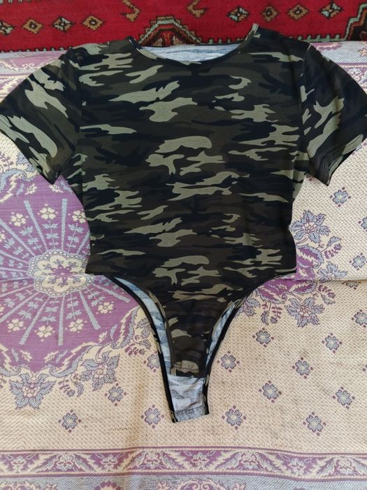 Жіночій камуфляжний боді/кроєвий біліжник