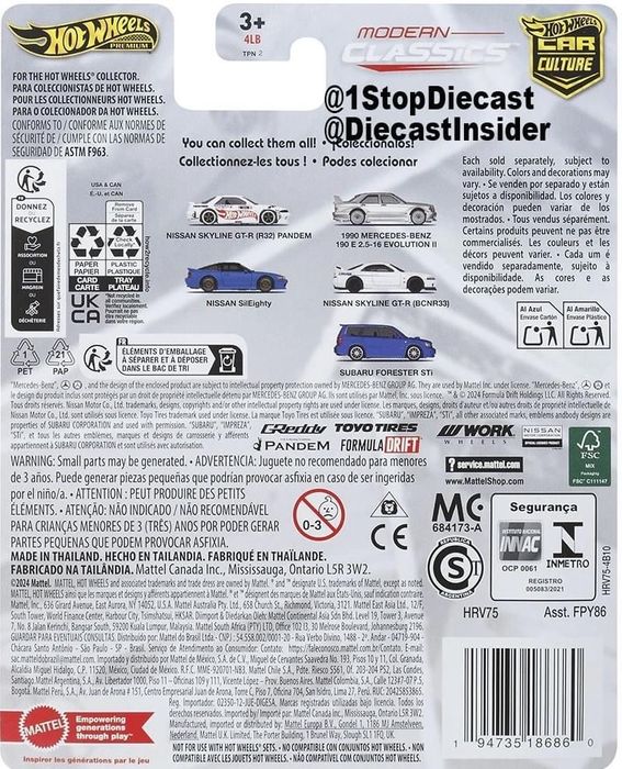 Hot Wheels Premium Nissan SilEighty 3/5 nowy Modern Classics 180SX