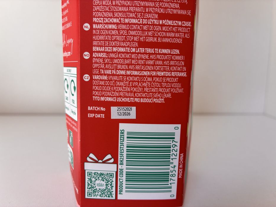 Baylis & Harding Festive Edition zestaw 3 kul do kapieli