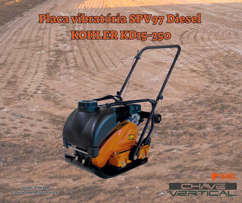 Placa Compactadora a Diesel SPV97 Motor Kohler       JR19